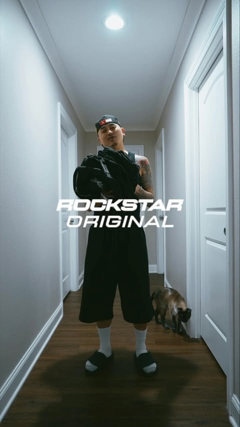 Instagram post by @s0phamish for Rockstar Original. Caption reads: That @rockstaroriginal drip 💧 hit different🔥 Get....