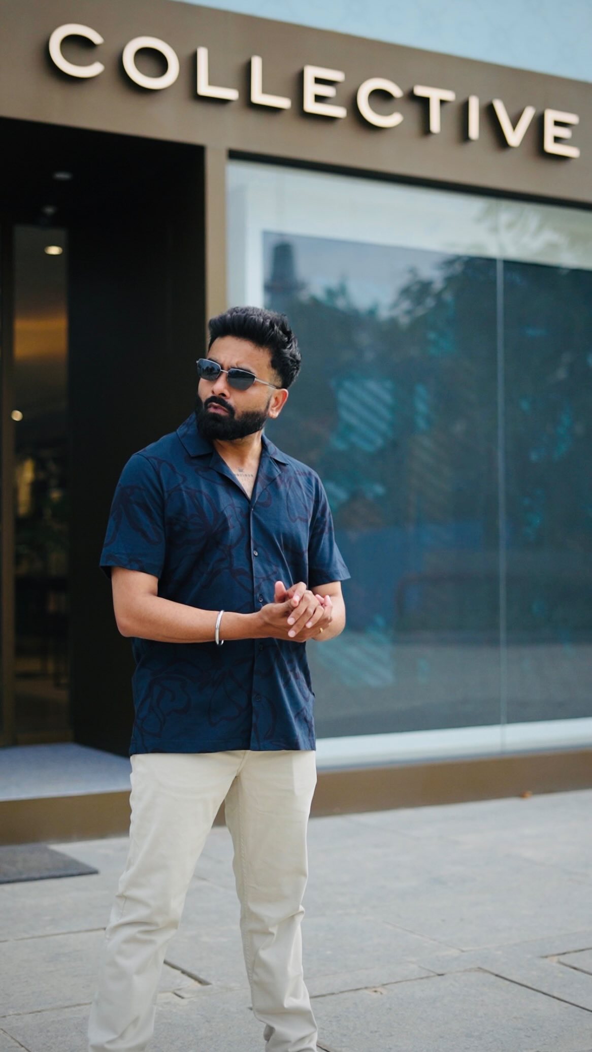 Instagram post by @ankitmishra_1310 for The Collective. Caption reads: “Stepping into luxury, style, and elegance at The....