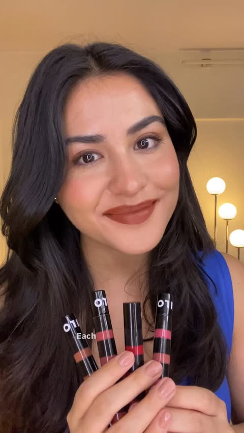 Instagram post by @vaishnaviwahi for KIRO. Caption reads: [...] want your lip to come together well✨....
