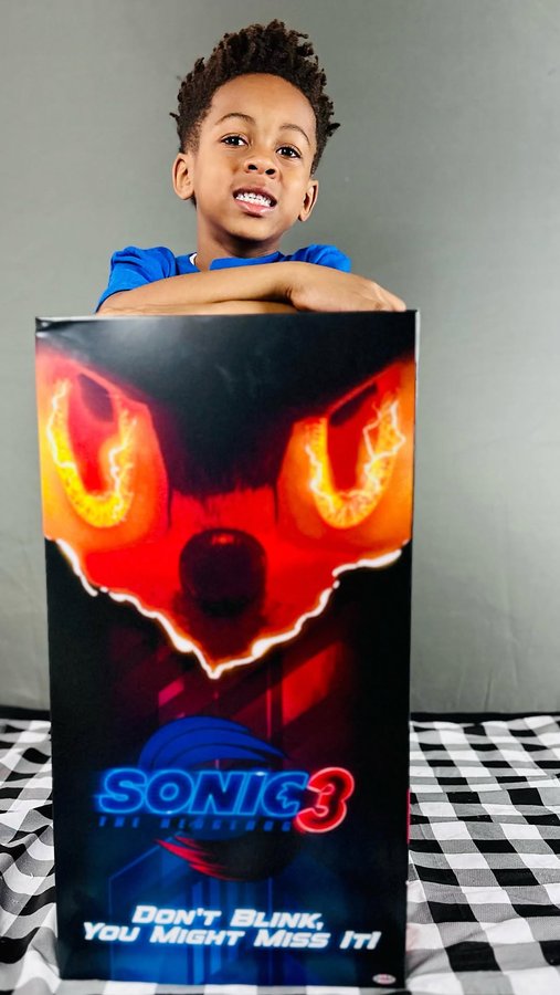 Instagram post by @cassikidzcrew for JAKKS Pacific. Caption reads: SONIC MOVIE 3 X JAKKS Pacific
🎁 Holiday Gift....