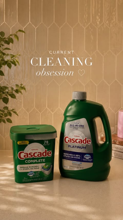 Instagram post by @tayshamontero for Cascade. Caption reads: [...] I use daily, it’s my dishwasher. These....