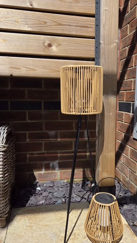 Instagram post by @foreverhomejune19 for Online Home Shop. Caption reads: IT'S A BEAUTY.. ad Floor solar lamp, what a beaut....