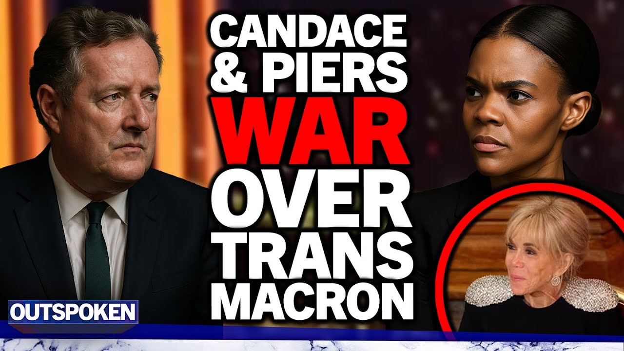 YouTube post by @danwoottonoutspoken for GOPURE Beauty. Caption reads: "Ludicrous!" Candace Owen explodes at Piers Morgan....