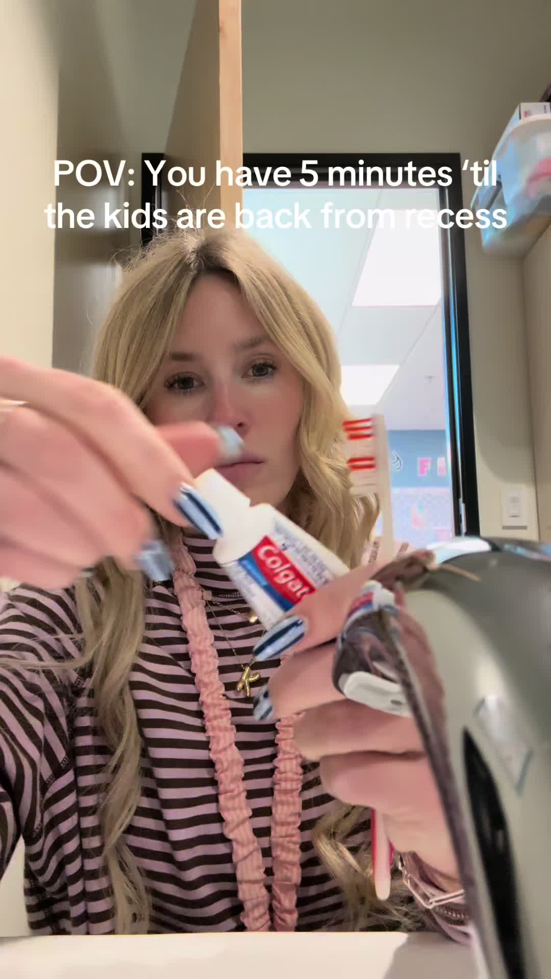 TikTok post by @followkristenfriend for Cocokind. Caption reads: [...] #povasmr #teachersbelike @cocokind @Andi....