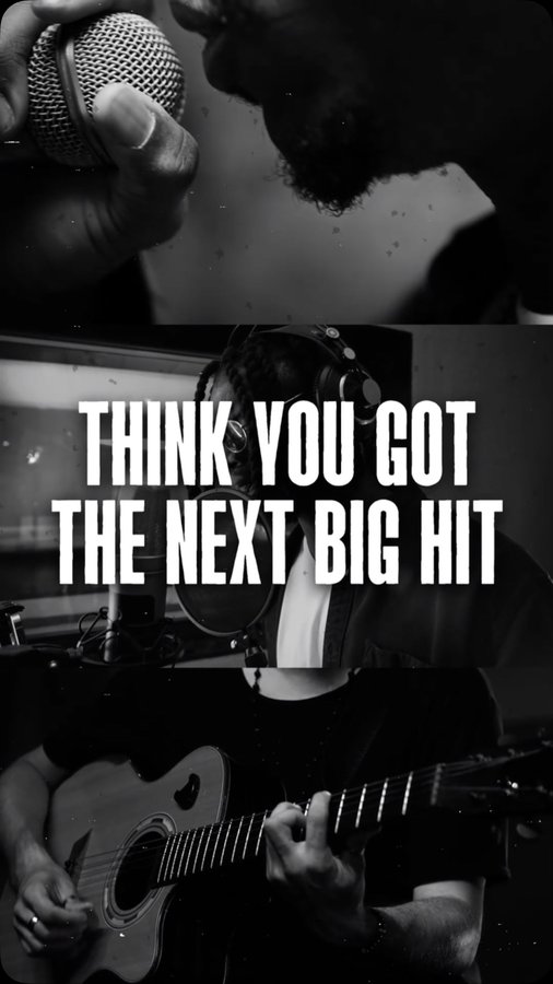 Instagram post by @abebatshon for BeatStars. Caption reads: [...] major promo and a record deal with BeatStars....