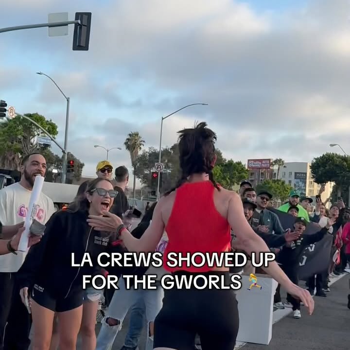 Instagram post by @usctmb for Nike Women. Caption reads: The city knew how to celebrate thousands of women....
