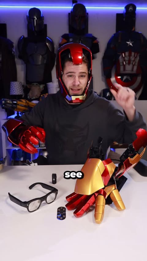 Instagram post by @polskihussar for RayNeo. Caption reads: The RayNeo X3 Pro Glasses get me that much closer....