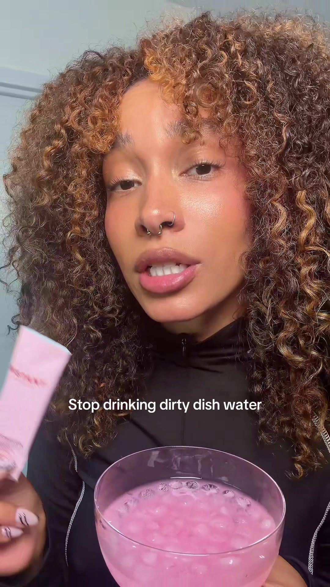 TikTok post by @indiachristin1 for Instant Hydration. Caption reads: [...] #potassium #tiktokshopsummersale @Instant....