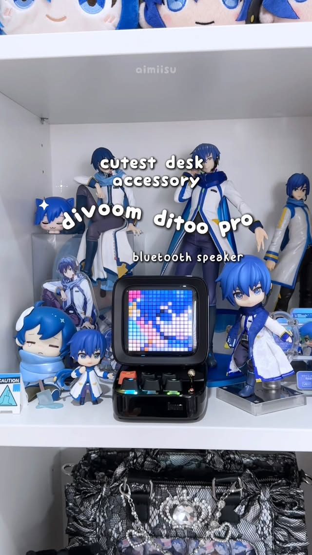 Instagram post by @aimiisu for Divoom. Caption reads: [...] or you can also make your own! 🫶🏻 divoom....