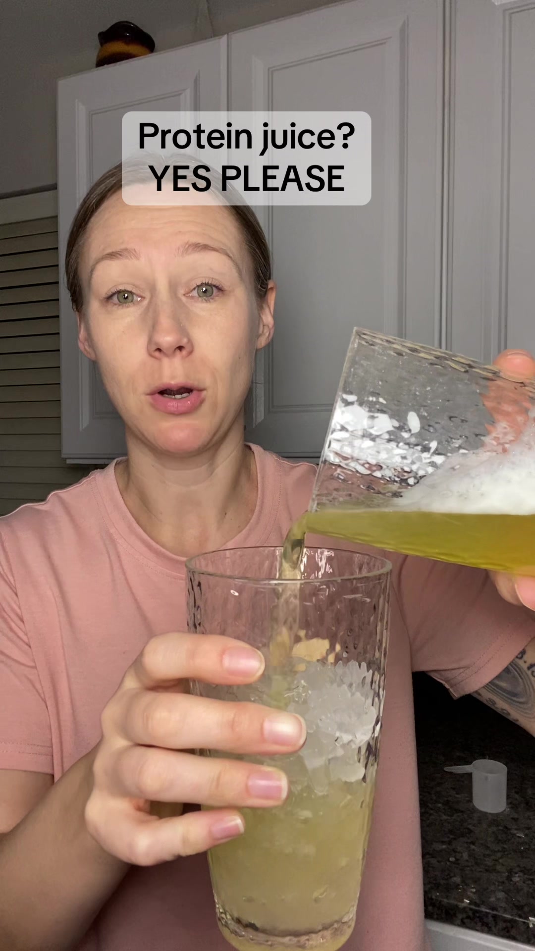 TikTok post by @jamiemartin046 for SEEQ SUPPLY. Caption reads: [...] #wheyprotein #clearprotein @SEEQ SUPPLY.