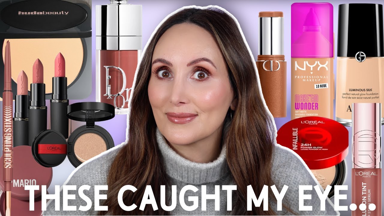 YouTube post by @CarmelNicoleBeauty for Qure Skincare. Caption reads: New Makeup Releases - What Will I Buy?!.