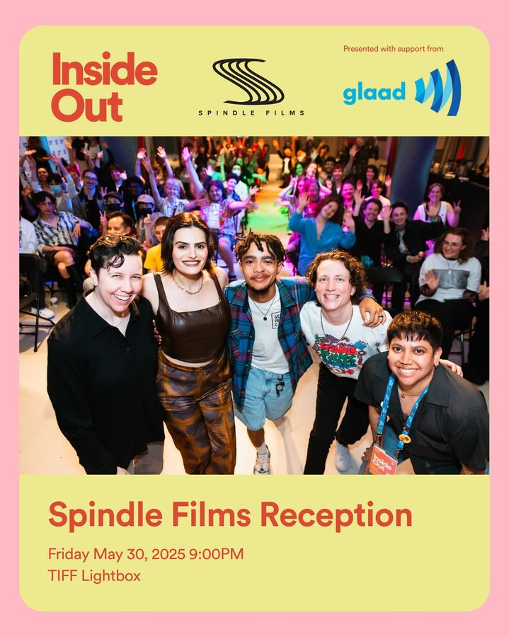 Instagram post by @insideoutfestival for GLAAD. Caption reads: [...] connections! Presented with support from....