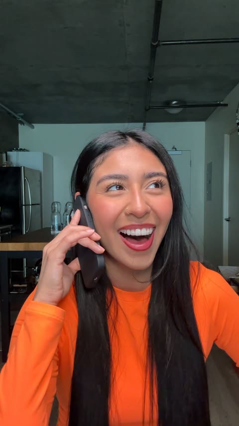 Instagram post by @daliaelichavez for Boost Mobile. Caption reads: [...] biggest adulting fear! 🧡 Visit your Boost....