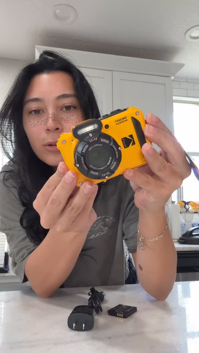 Instagram post by @lex.keeler for Kodak. Caption reads: SO PUMPED 🙂‍↕️ #kodakwpz2.