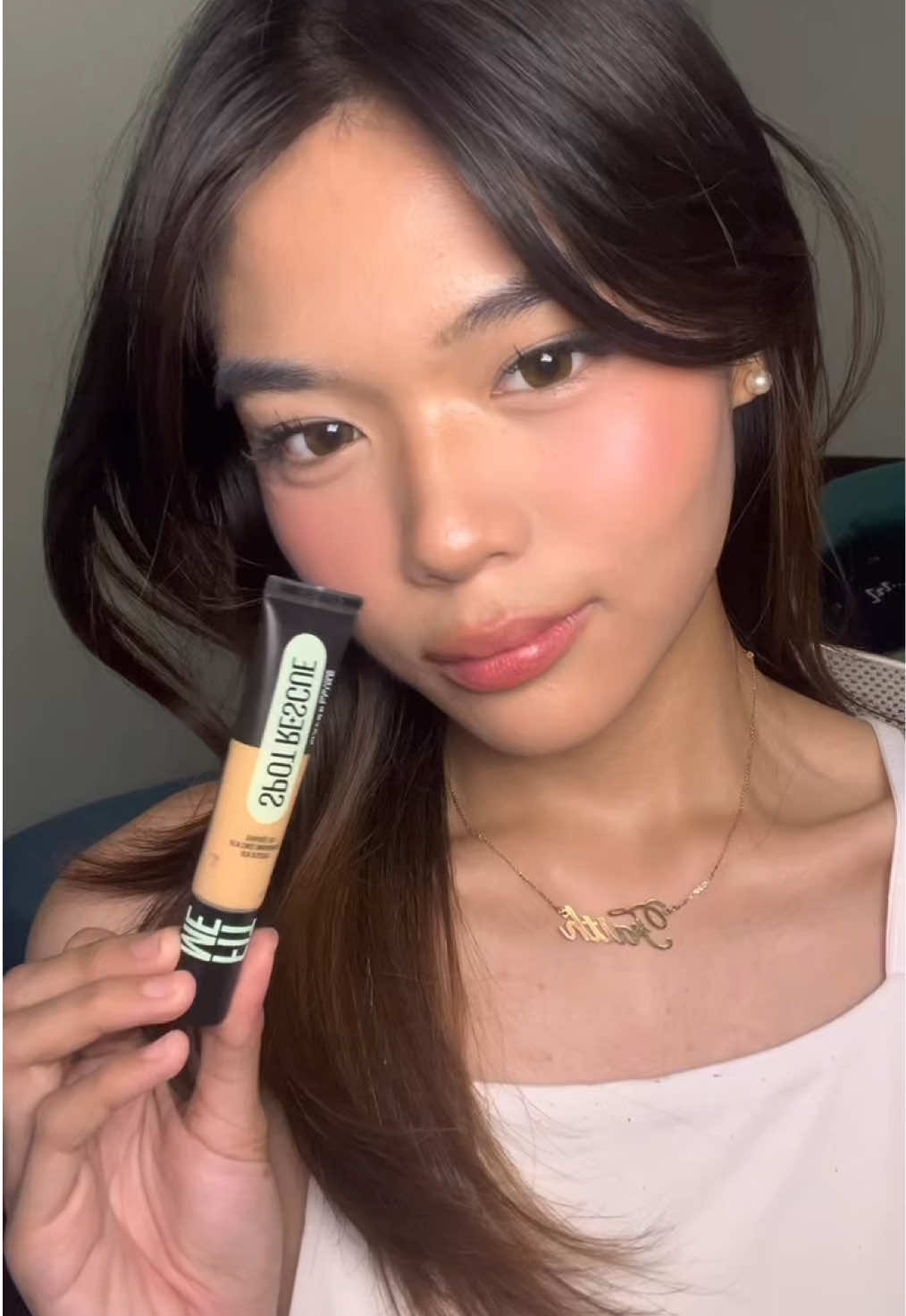 TikTok post by @faithrsales for Maybelline New York PH. Caption reads: [...] #maybellinesquad #maybellineph @Maybelline....