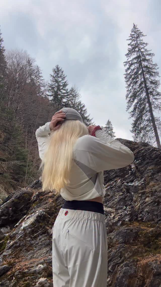 Instagram post by @madolein for Mammut. Caption reads: [...] solo afternoon adventures 🌀❤️‍🩹 with....