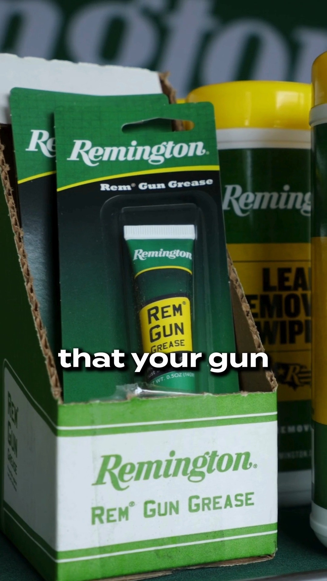 Instagram post by @shooter_danyela for Remington. Caption reads: Clean gun, clear mind. Danyela D'Angelo relies on....