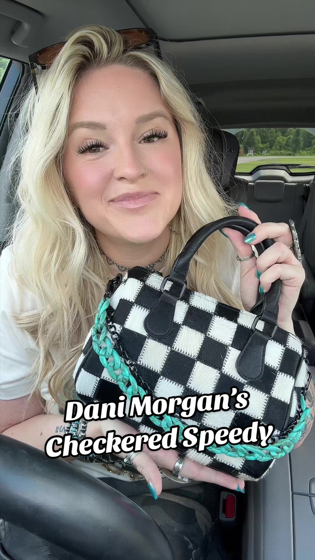 TikTok post by @daniellenlipscomb for Dani Morgans. Caption reads: [...] speedy bags 😍😍😍 @Tiffany @ Dani Morgans....
