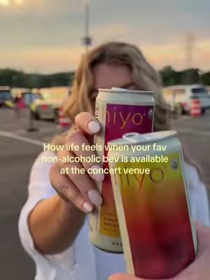 TikTok post by @jameytsmith2 for Hiyo. Caption reads: [...] feels when the concert venue has @drink hiyo....