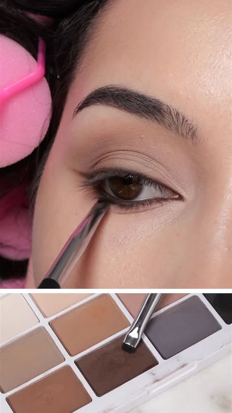 Instagram post by @ashleykaylamakeup for MAKEUP BY MARIO. Caption reads: Soft Glam Eyeshadow Look❤️ I used the....