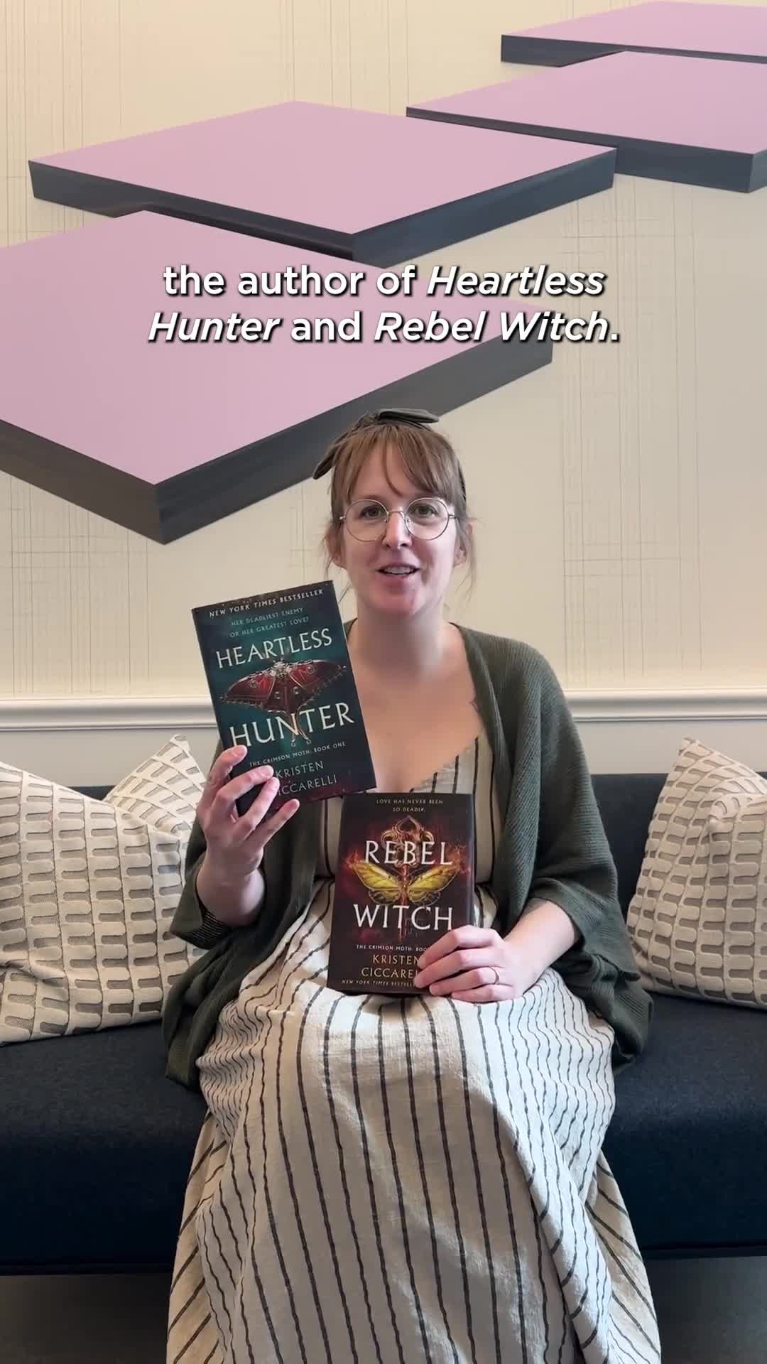 Instagram post by @kristenciccarelli for Wednesday Books. Caption reads: Ever wondered what real-life island inspired the....