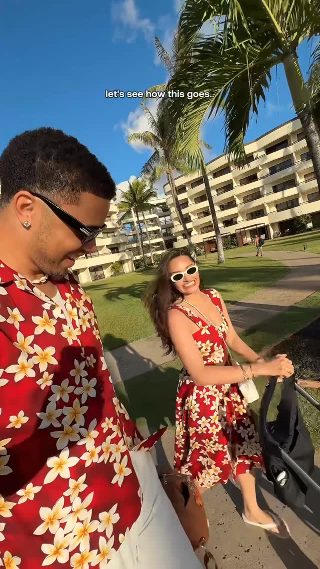 Instagram post by @theerealkarlaj for Viator. Caption reads: We went to our first Lūʻau in Maui as a family,....