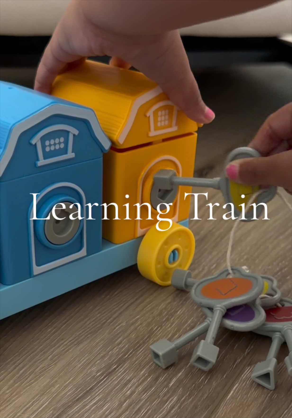 TikTok post by @ashvel929 for Hahaland. Caption reads: [...] #summerwins #toddlerlearning @Hahaland.