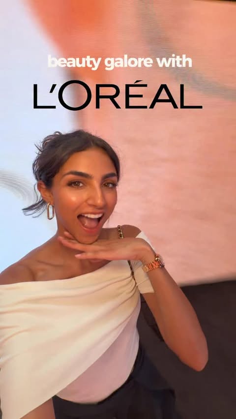 Instagram post by @lorealparis_pakistan for Maybelline New York Pakistan. Caption reads: Went for the free food 😮‍💨 Jk, came back with....