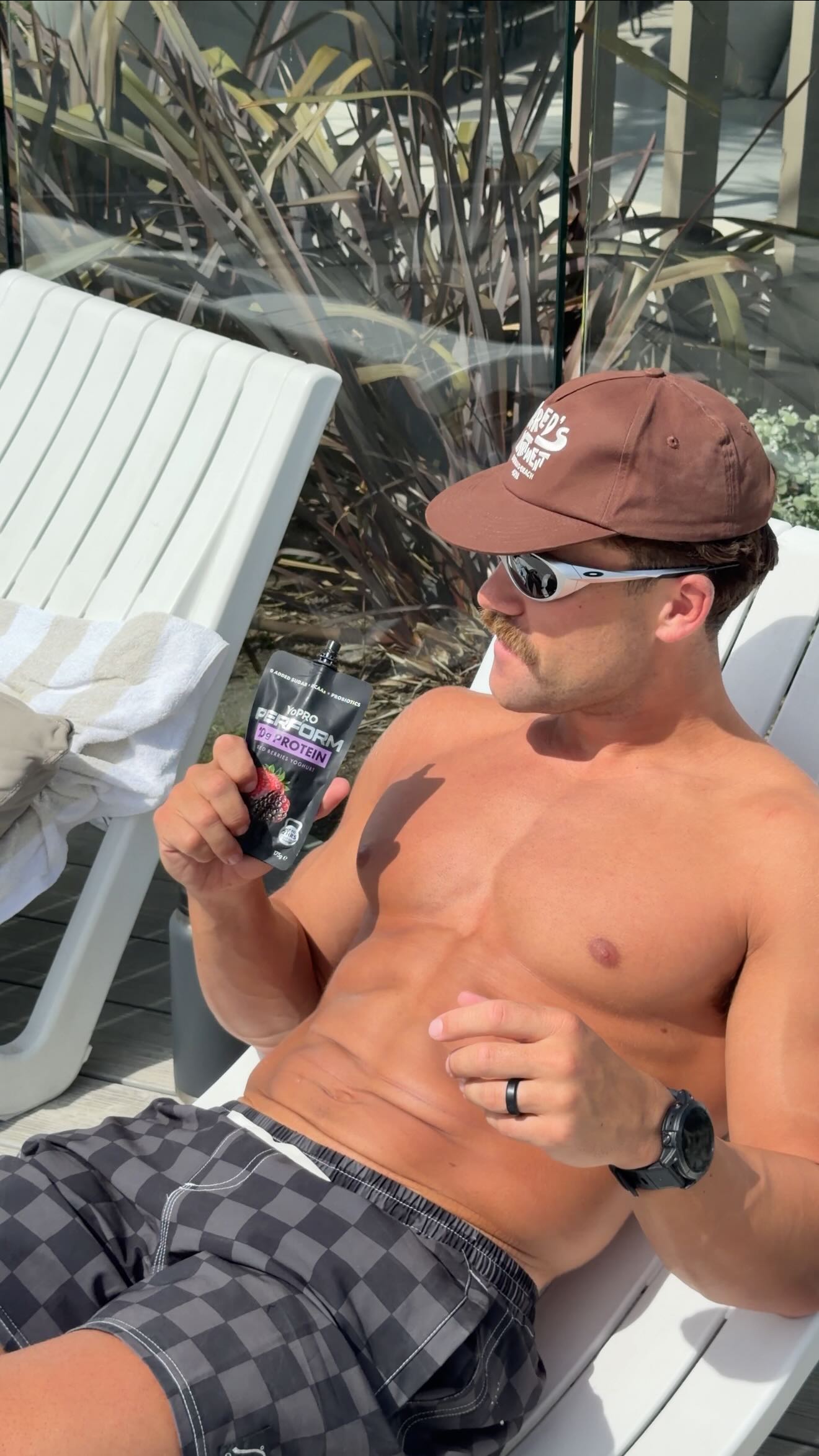 Instagram post by @baileyobrien_ for YoPRO. Caption reads: I ain’t much of a chef, but I know a lil somethin....