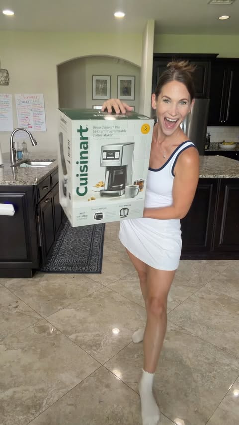 Instagram post by @kimberlywhisk for Cuisinart. Caption reads: ☕️ My First Coffee Bar with @Cuisinart There’s....