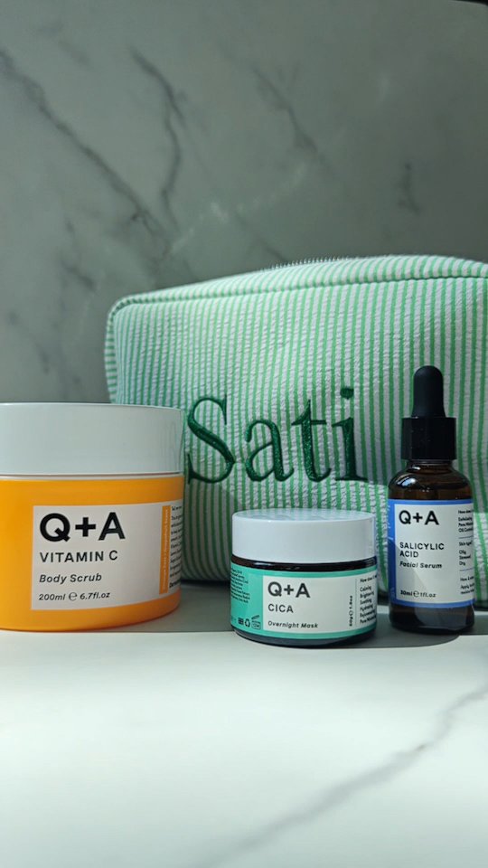 Instagram post by @satiskincare for Holland & Barrett. Caption reads: I absolutely love this PR mailer! Thank you....