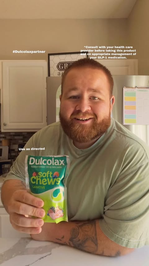 Instagram post by @garrett_welsh_ for Dulcolax. Caption reads: #DulcolaxPartner Recovery looked different this....