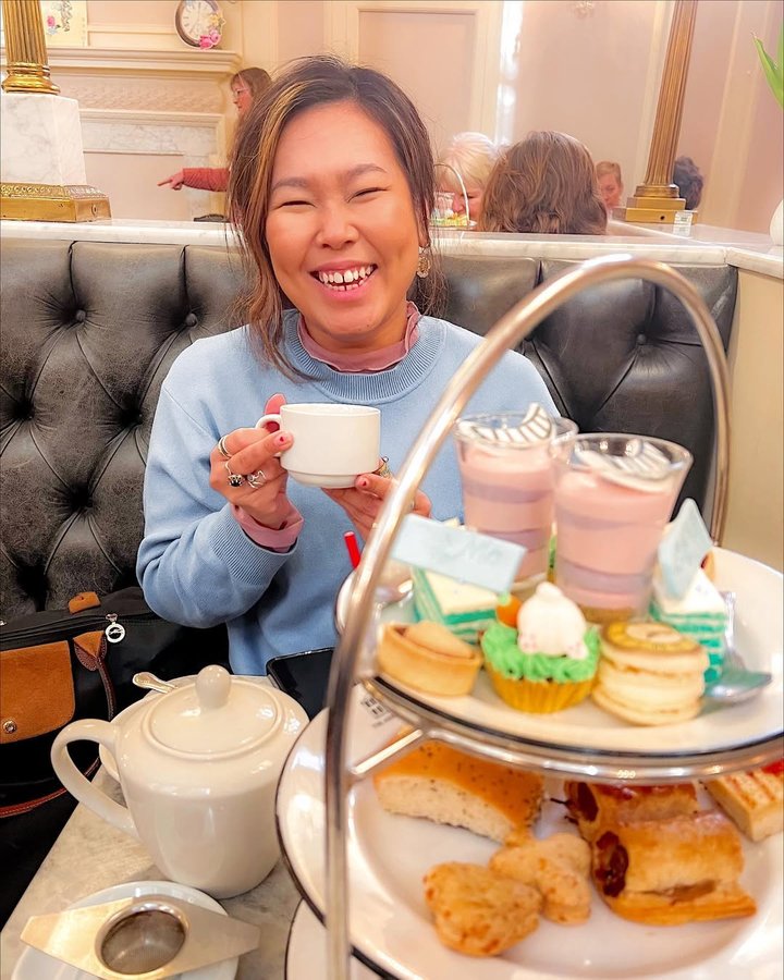 Instagram post by @dejashu for VisitEngland. Caption reads: ad Postcards from Norwich 💌 it was my first time....