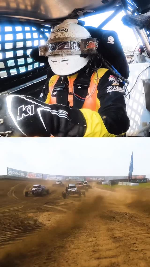 Instagram post by @jordanbernloehr for Rugged Radios. Caption reads: On race-day, split-second calls win races....