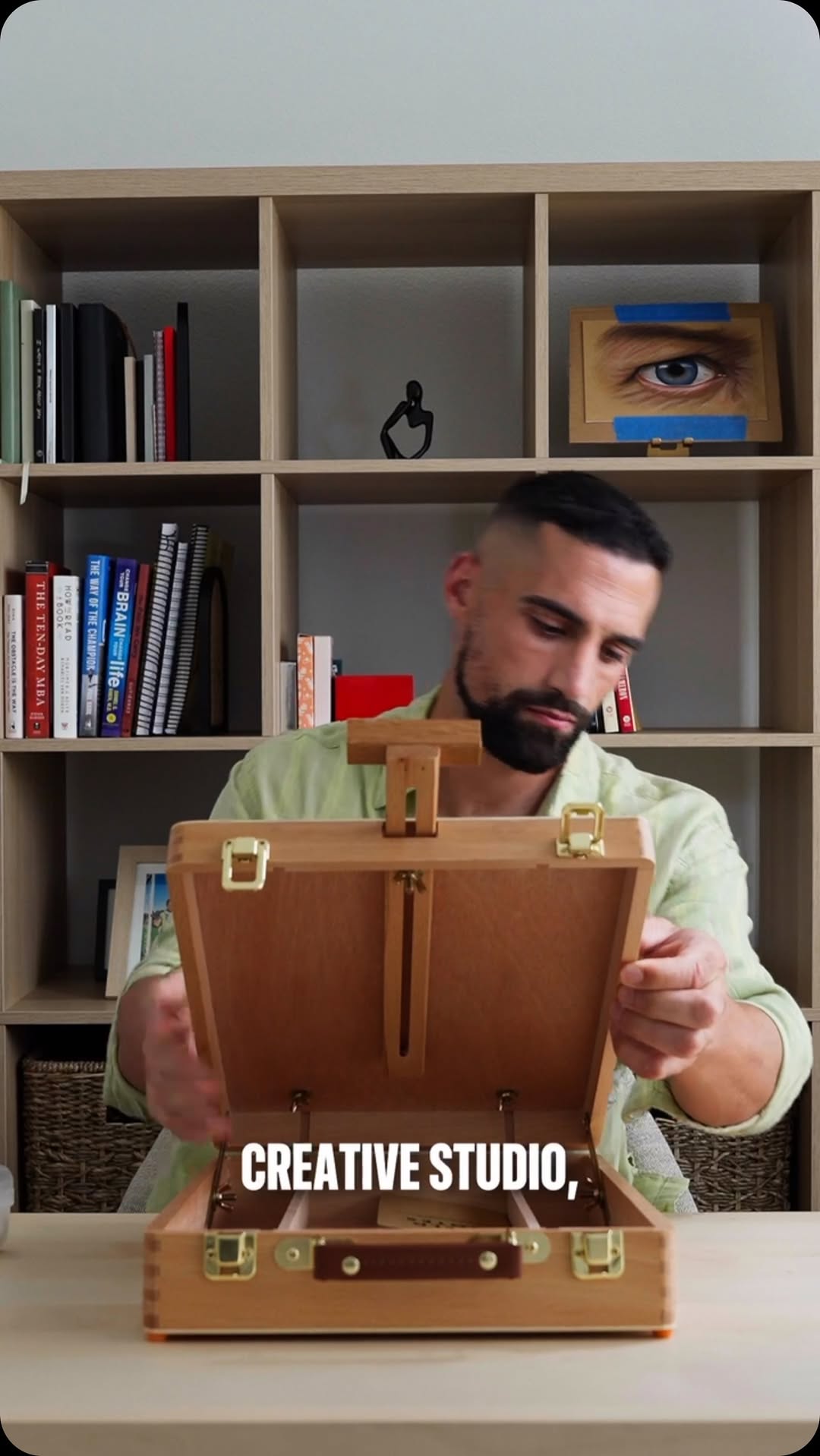 Instagram post by @theylovedaboy for IKEA USA. Caption reads: #ad Building a creative home office was a must for....