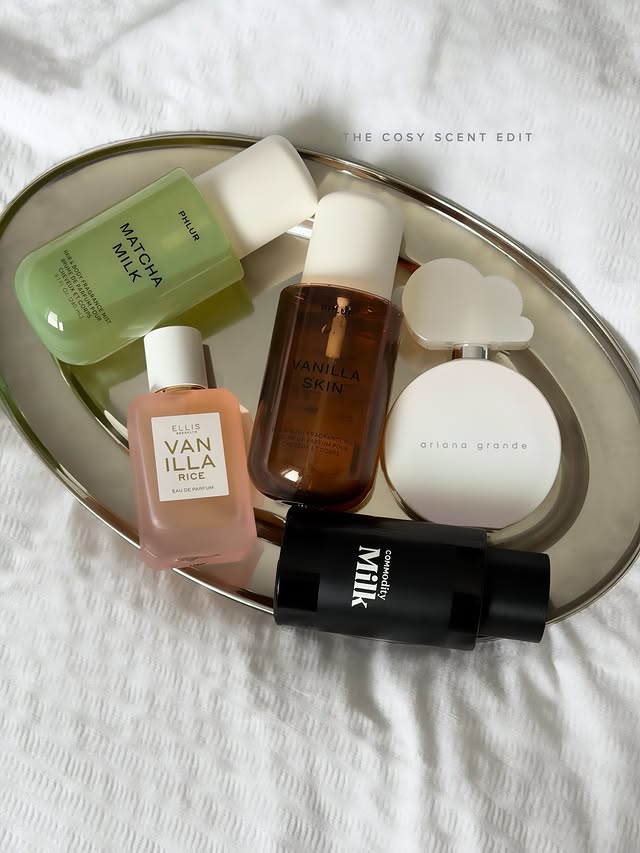 Instagram post by @elayiik for Commodity Fragrances. Caption reads: Scents you just want to wrap yourself in this....