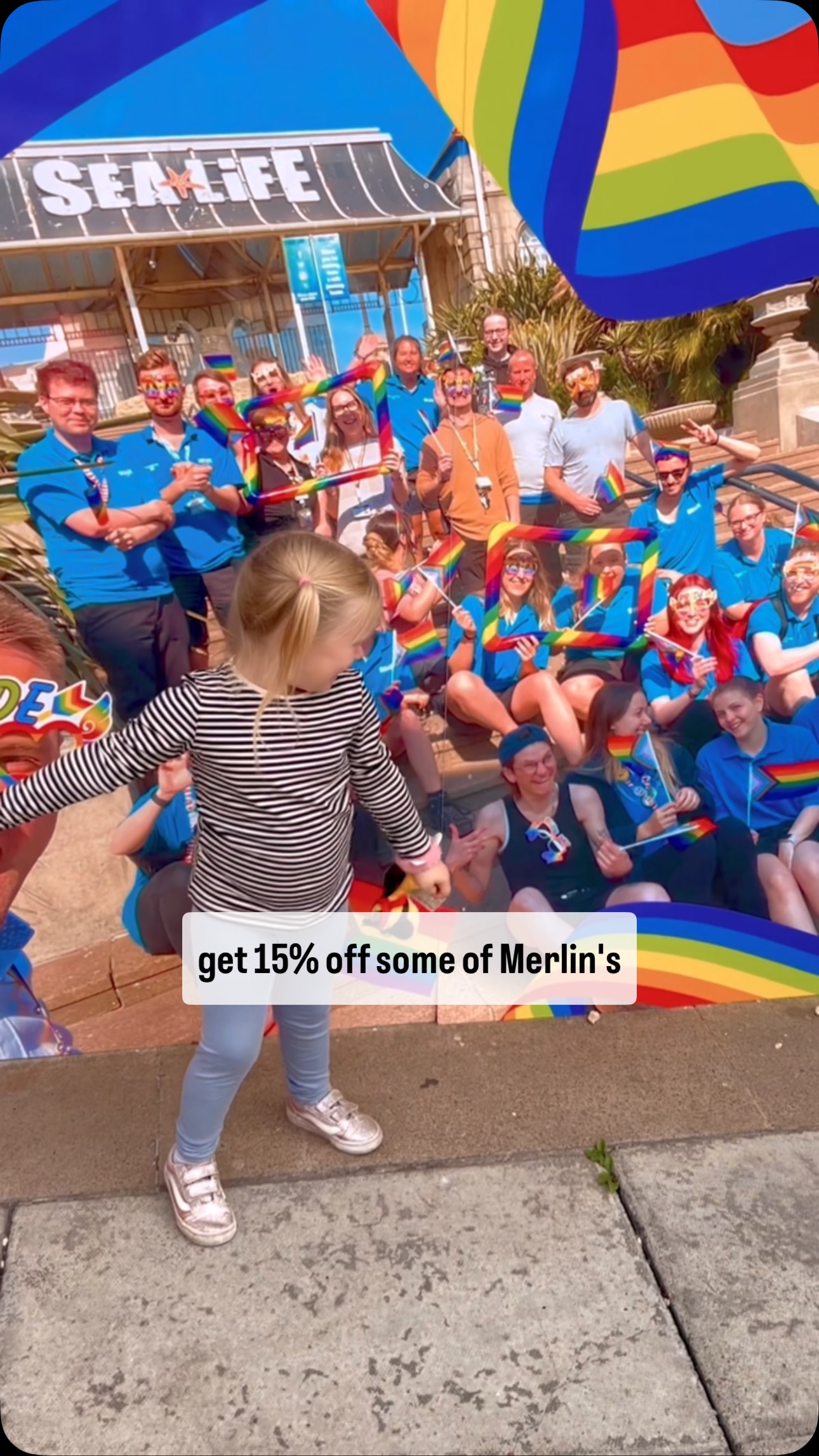 Instagram post by @saraharabellarose for Carex. Caption reads: [...] family day out 🙋‍♀️💫 We picked up our....