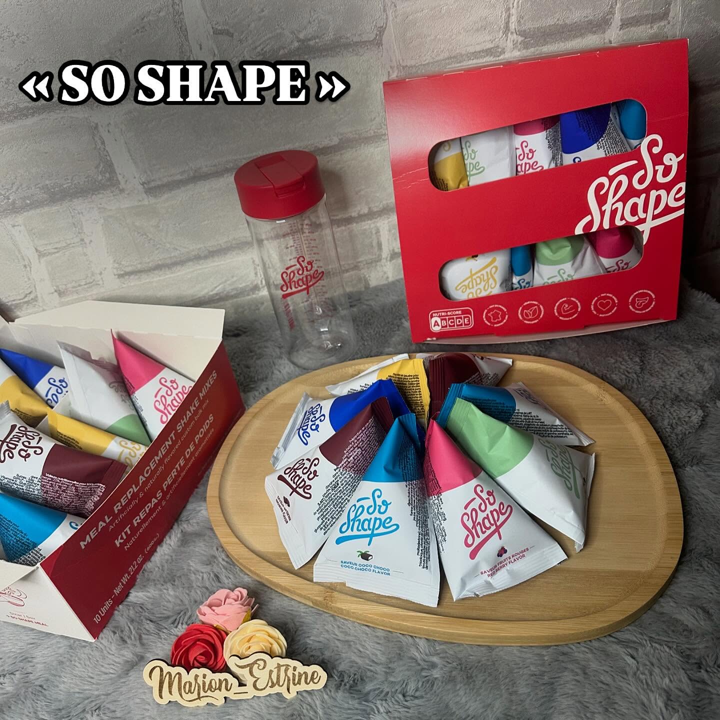 Instagram post by @marion_estrine_ for So Shape. Caption reads: 😋 SOSHAPE + CODE PROMO 😋
[swipe 👉🏻]

📢....