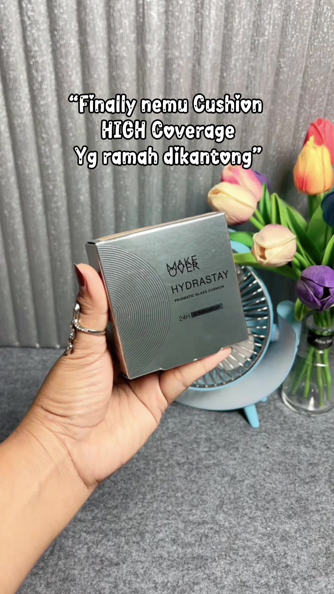 TikTok post by @ciproet92 for Make Over. Caption reads: [...] terpenting LOCAL BRAND Cushion silver Make....