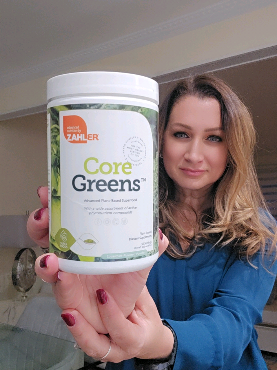 TikTok post by @didemguneren for Zahler Nutrition. Caption reads: @Advanced Nutrition INC  Fuel your body....