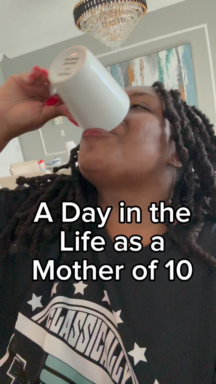 Instagram post by @raisingcades10 for Universal Orlando Resort. Caption reads: A Day in the Life as a Mother of 10: Vlog Episode....