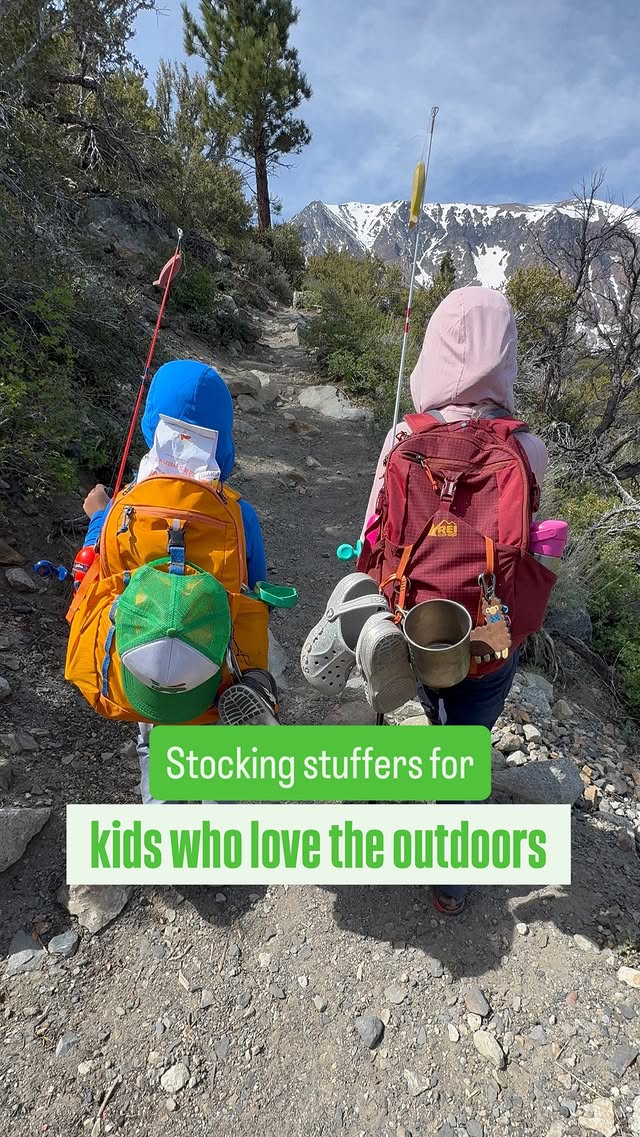 Instagram post by @sowewent for REI. Caption reads: Check out these stocking stuffers from @rei for....