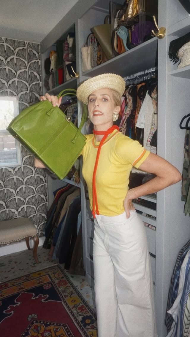 Instagram post by @bjonesstyle for Savers. Caption reads: [...] 7 THRIFTED OUTFITS✨ April edition with....