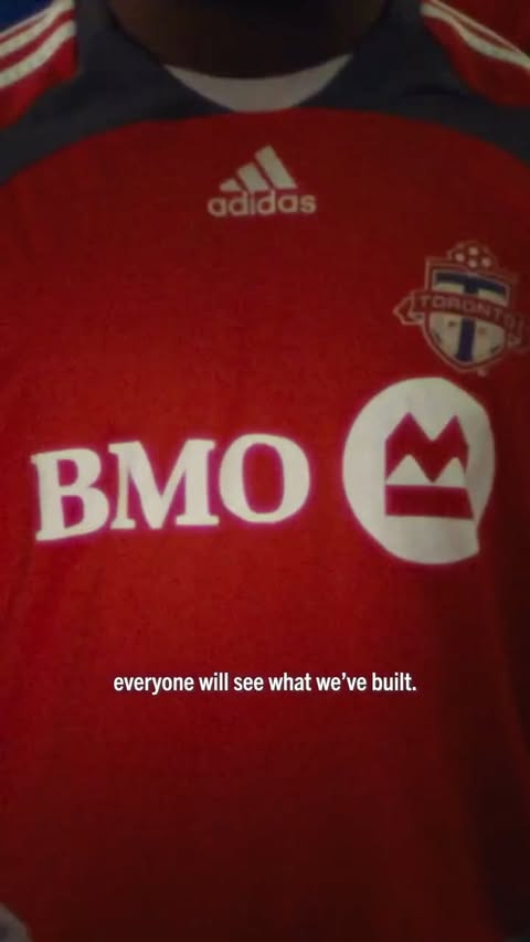 Instagram post by @torontofc for BMO. Caption reads: [...] In on growing the game of soccer. TFC 🤝....