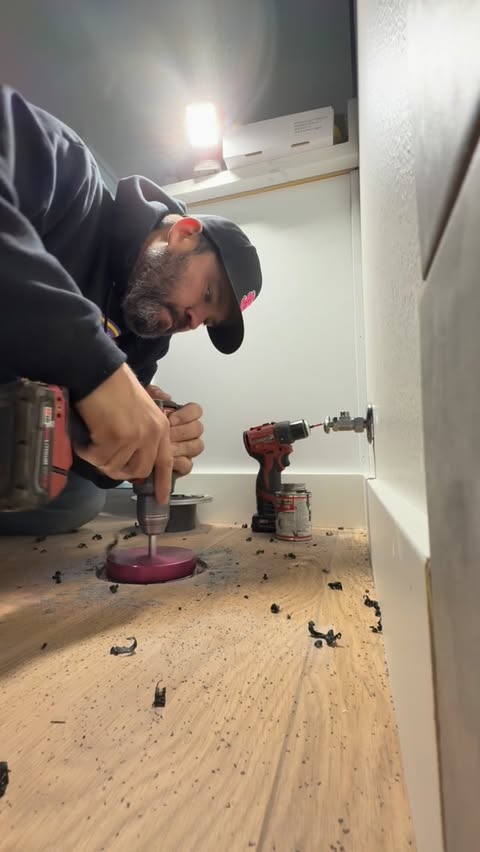 Instagram post by @joaotheplumber for KOHLER. Caption reads: Installing the @kohler Elmbrook.  #plumbing....