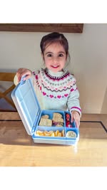 Instagram post by @michelleandmine for Ubbi. Caption reads: [...] thanks to the Bento Lunch Box from....