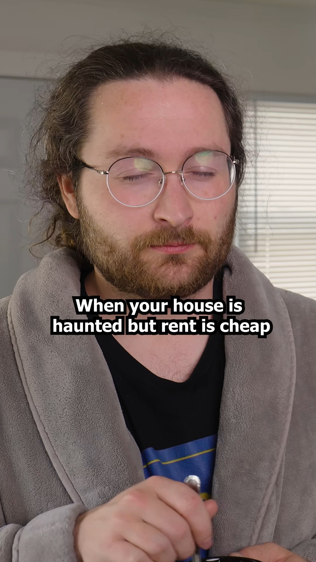 Instagram post by @wemadeittogether for Kickstarter. Caption reads: By popular demand, "When Your House Is Haunted but....