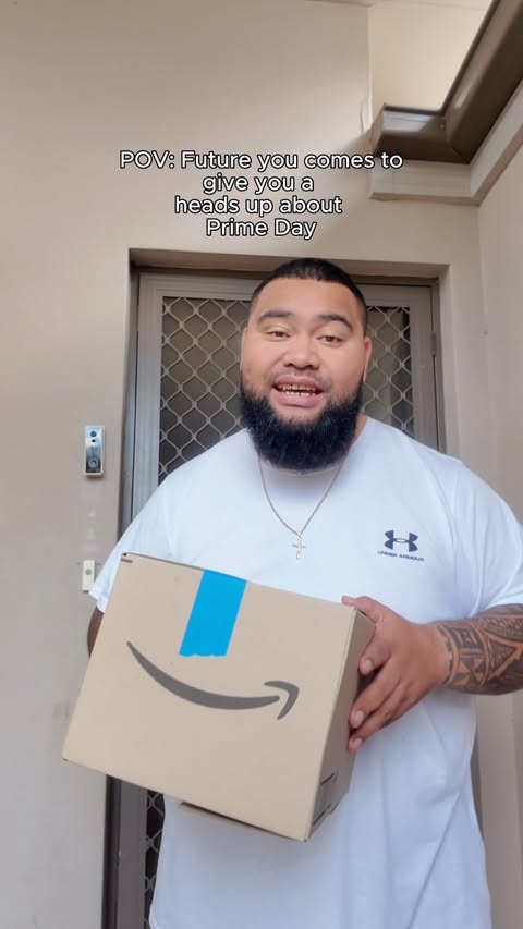 Instagram post by @havea_676 for Amazon. Caption reads: [...] July)😅 That’s 7 days of big deals! #ad....