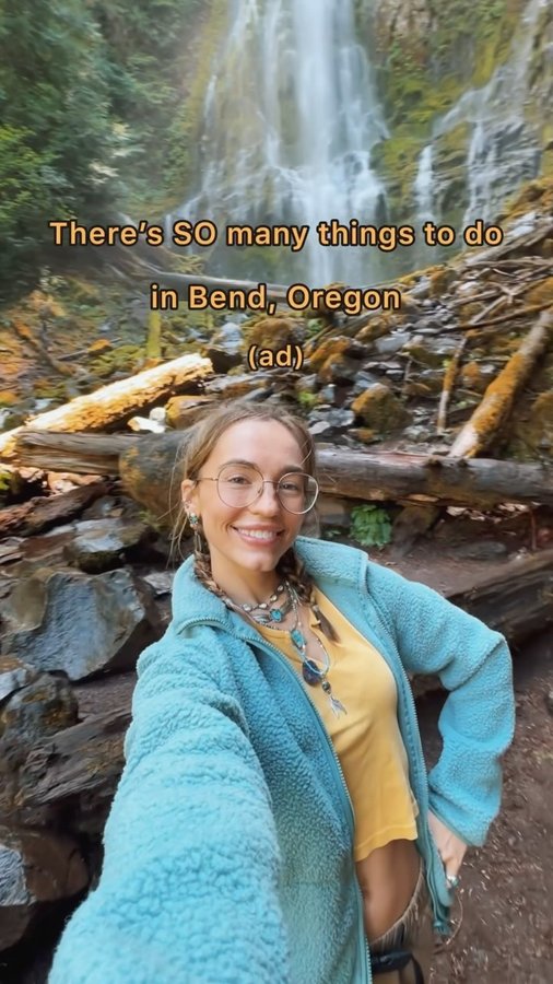 Instagram post by @jamieroadtrips for Visit Bend Oregon. Caption reads: Here are some fun things we did in Bend, Oregon....