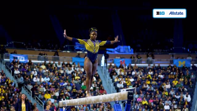 Instagram post by @bigtennetwork for Allstate. Caption reads: [...] legacy. On The Beam presented by @allstate.